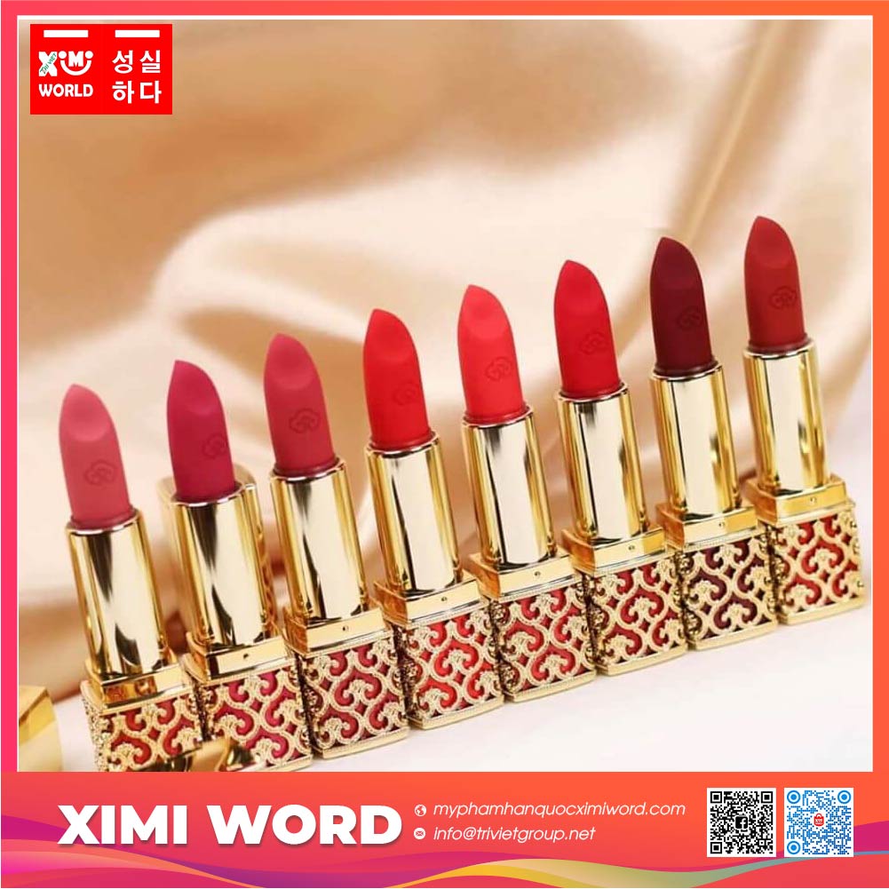 Son Lì Whoo Velvet Lip Rouge Dòng Hoàng Cung tại Ximiworld