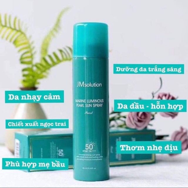 XỊT CHỐNG NẮNG TOÀN THÂN JMSOLUTION MARINE LUMINOUS SUN SPF5+ PA++++