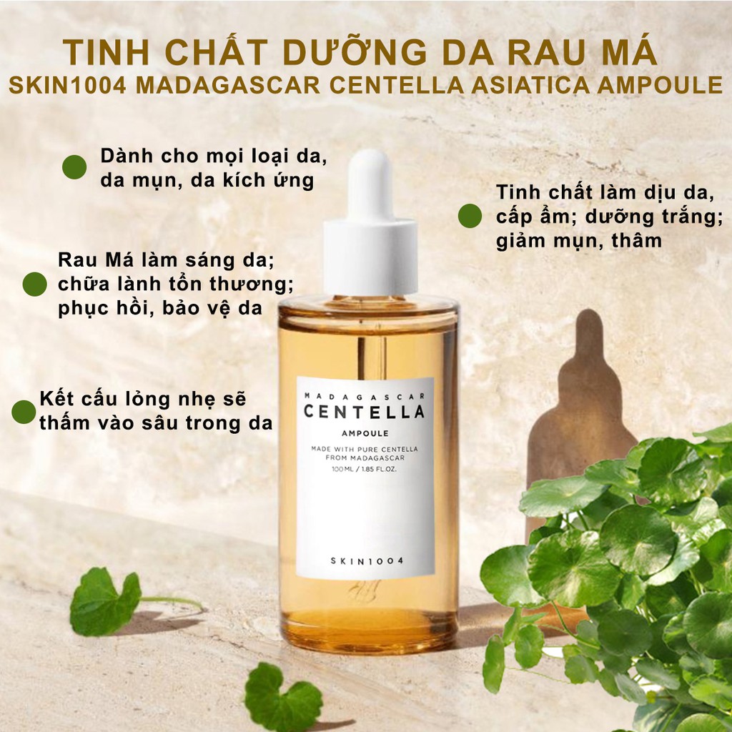 TINH CHẤT RAU MÁ TRỊ MỤN SKIN1004 MADAGASCAR CENTELLA AMPOULE