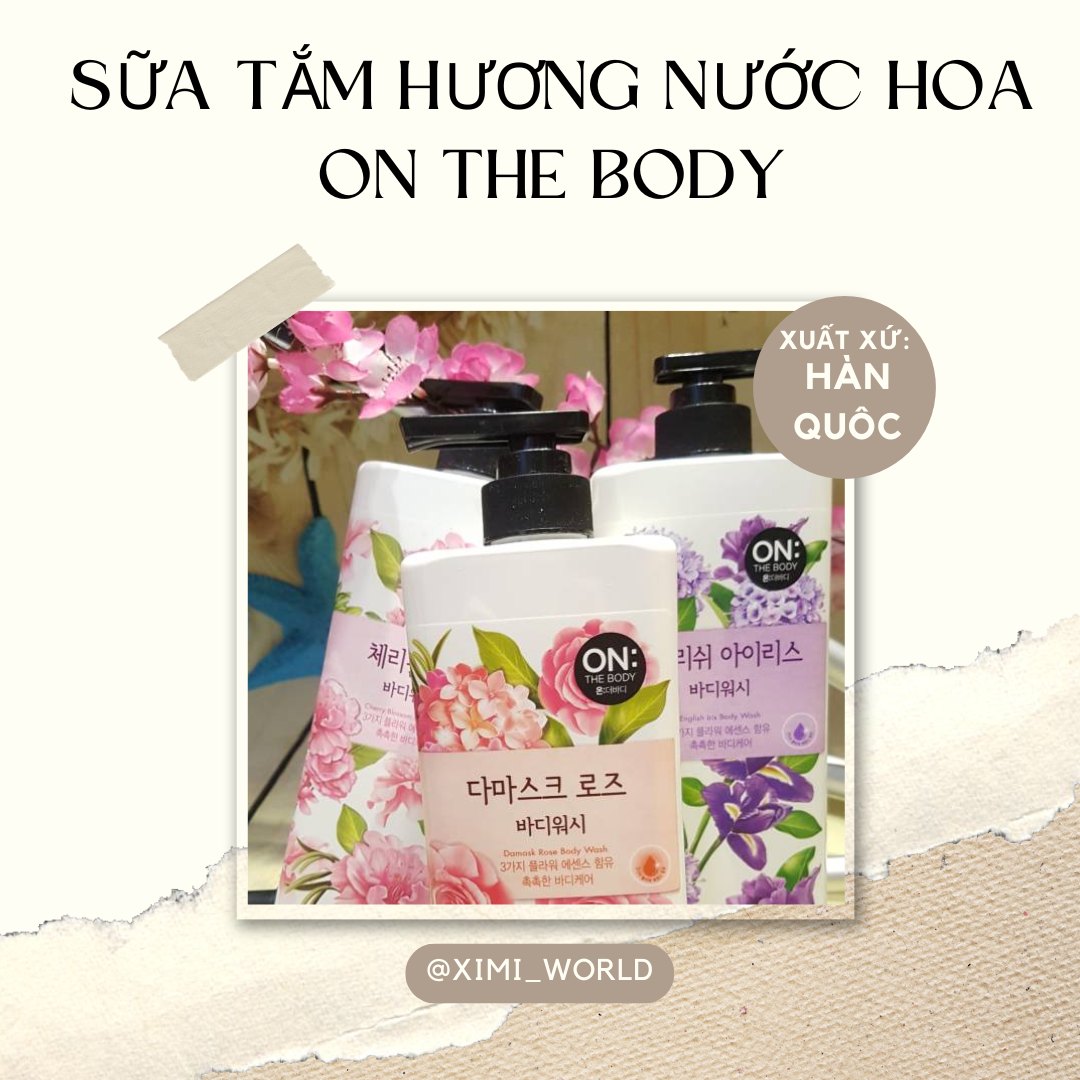 SỮA TẮM ON THE BODY HÀN QUỐC CÓ TỐT KHÔNG?