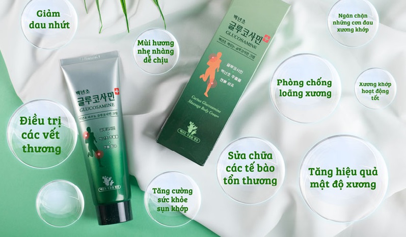 DẦU LẠNH XOA BÓP KHỚP GLUCOSAMINE CÓ TỐT KHÔNG?