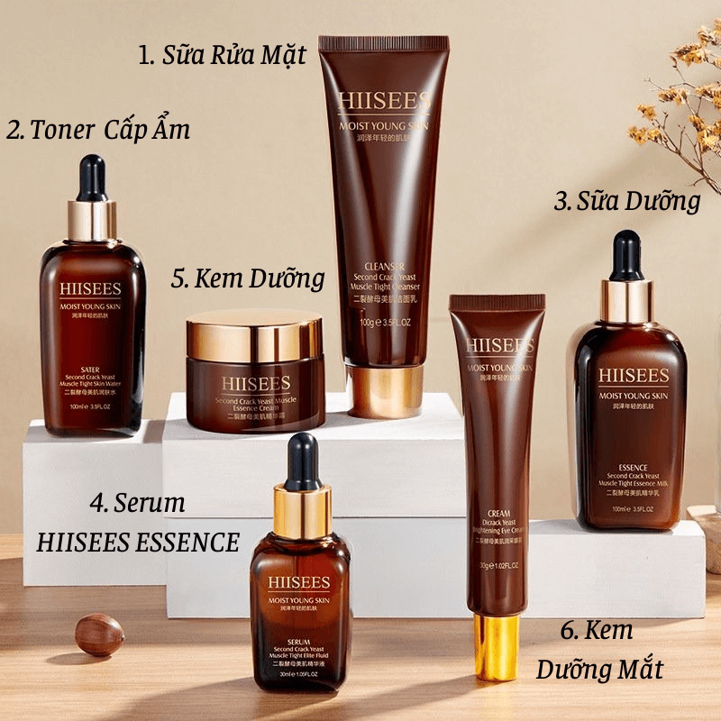 BỘ DƯỠNG TRẮNG DA HIISEES CHÍNH HÃNG - DƯỠNG TRẮNG, CẤP ẨM, TÁI TẠO DA