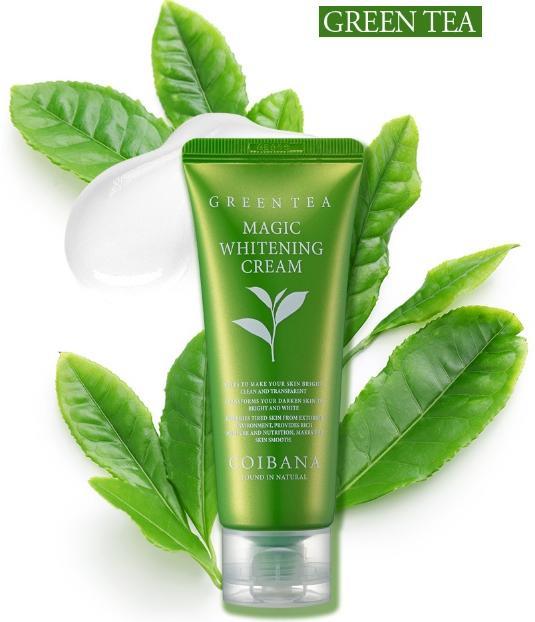 KEM DƯỠNG TRẮNG DA GREEN TEA MAGIC WHITENING CREAM 60ML