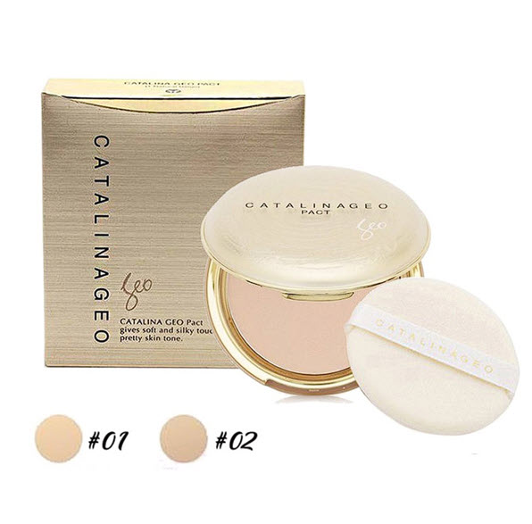 PHẤN PHỦ SIÊU MỊN CATALINA GEO PACT MÀU VÀNG CÓ TỐT KHÔNG?