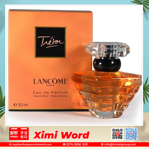 Nước hoa nữ Tresor lancôme 30ml Eau de parfum