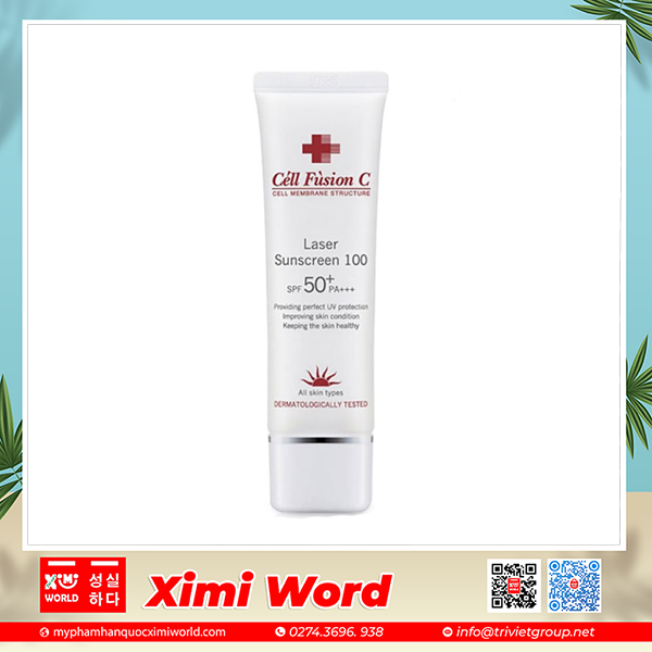 KEM CHỐNG NẮNG CELL FUSION C LASER 100 SPF50