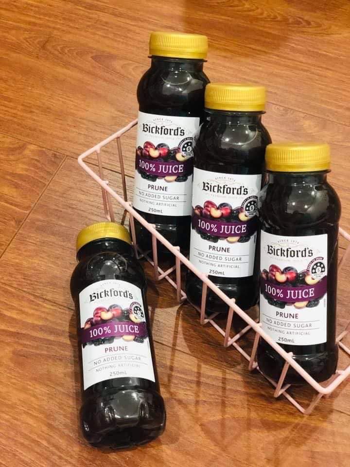 Nước ép mận trị táo bón BickFord’s 100% Juice Prune 250ml