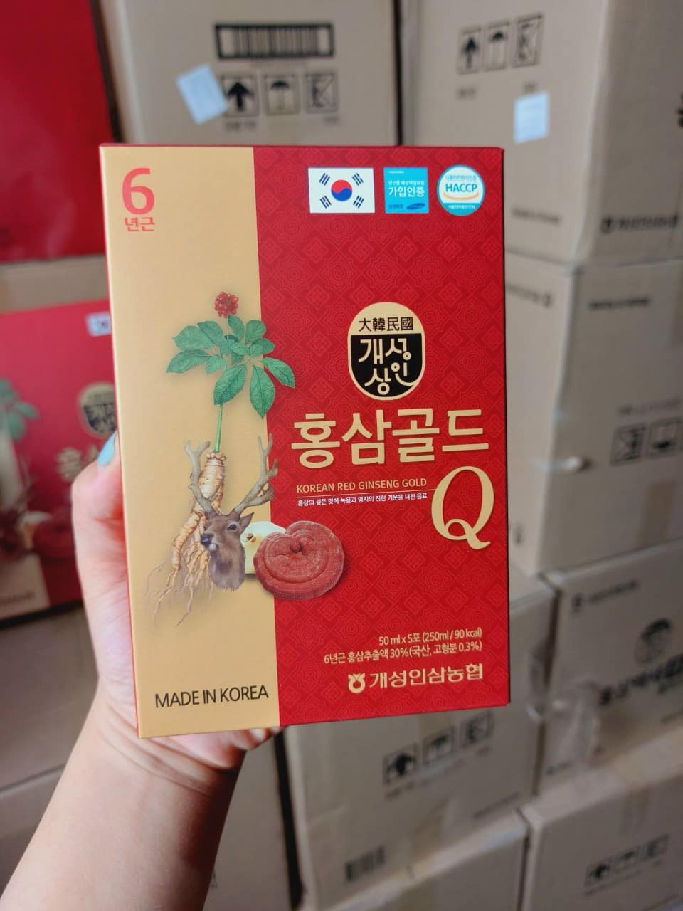 NƯỚC HỒNG SÂM NHUNG HƯƠU LINH CHI 365 -HÀN QUỐC- CHÍNH HÃNG