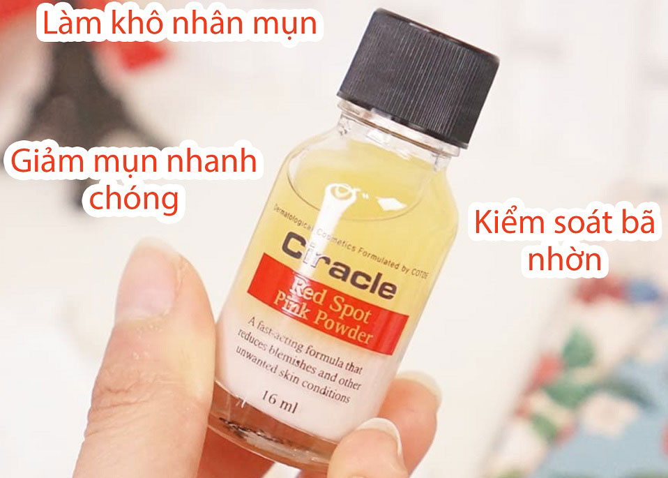 DUNG DỊCH CHẤM MỤN CIRACLE RED SPOT PINK POWDER 16ML- XIMIWORLD