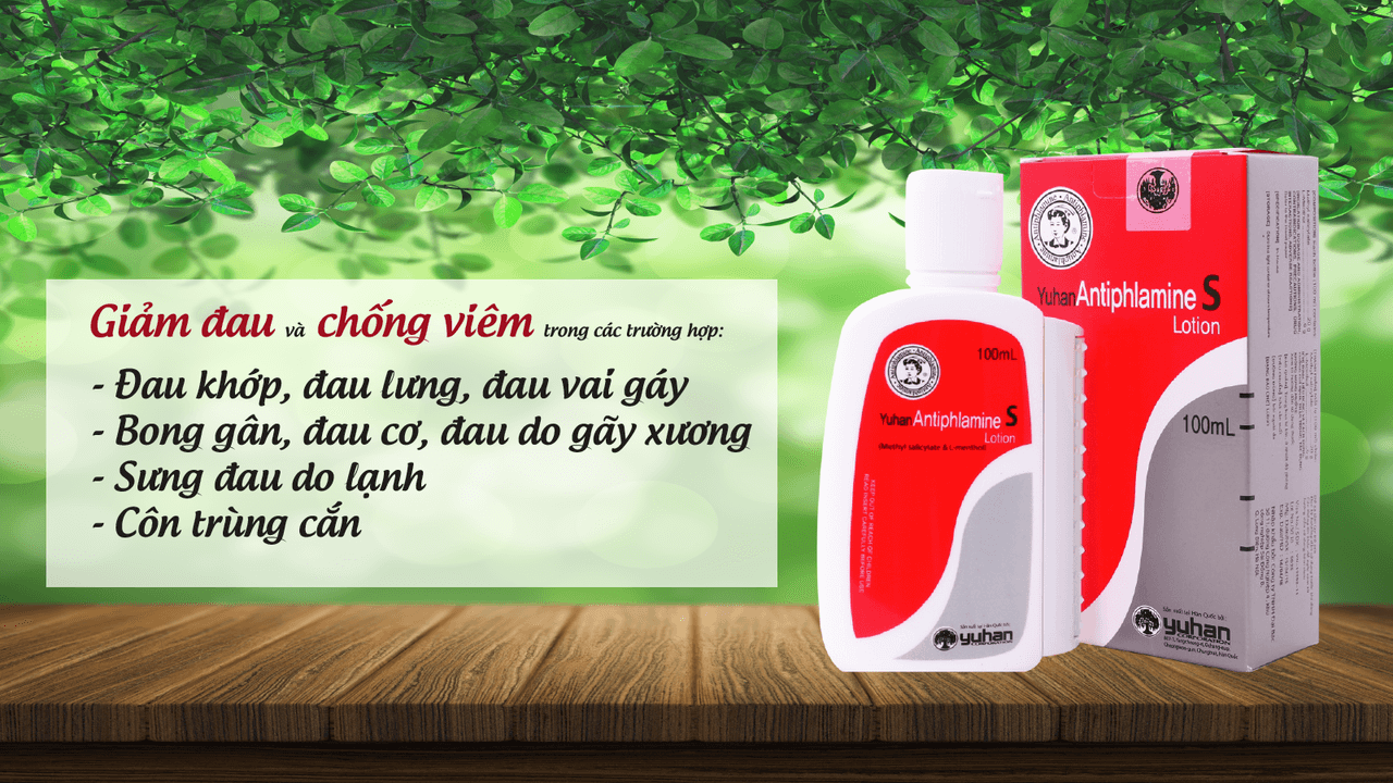 DẦU NÓNG XOA BÓP ANTIPHLAMINE - GIẢM ĐAU NHỨC, MỎI CƠ, VIÊM XƯƠNG KHỚP