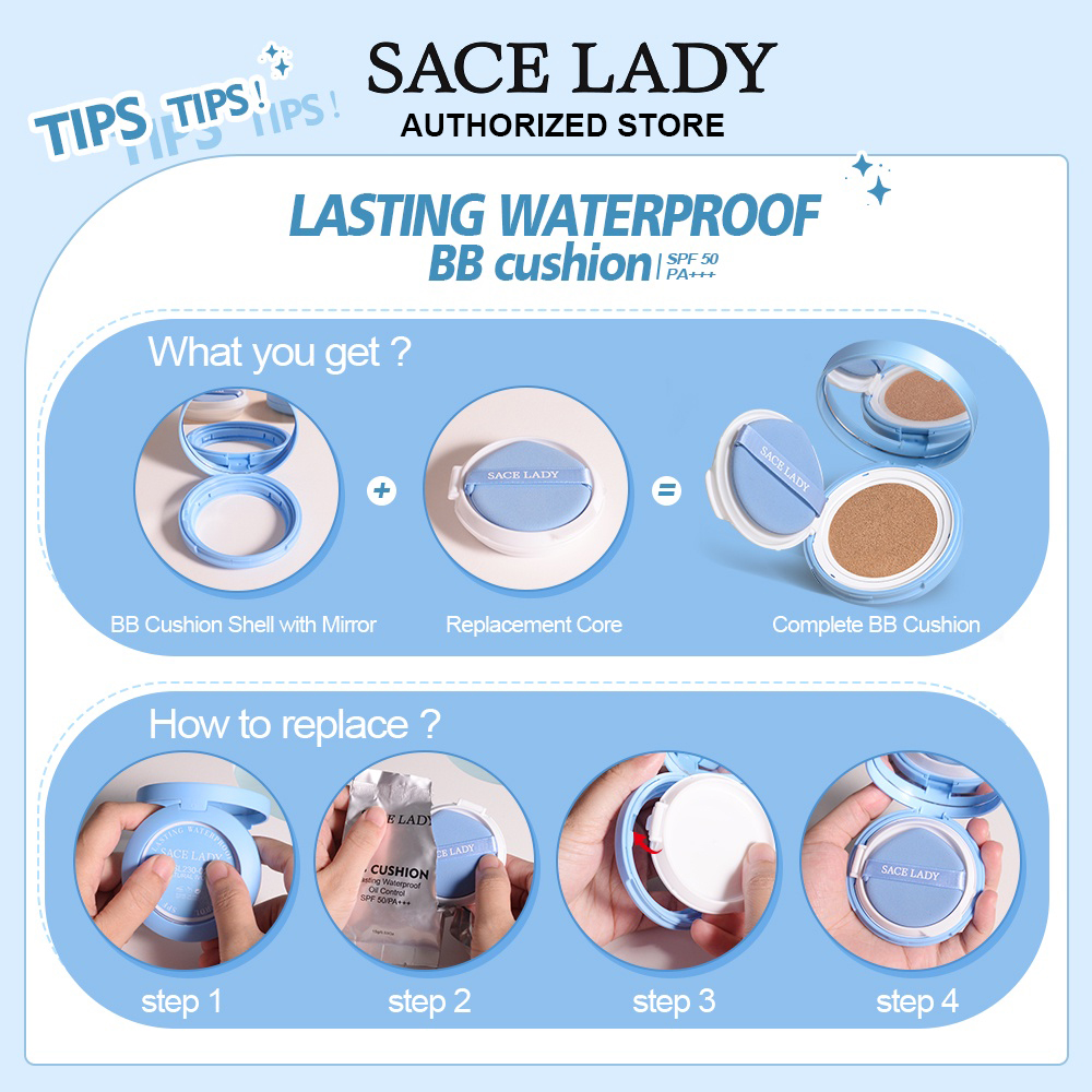 Phấn Nước Sace Lady Lasting Waterproof BB Cushion