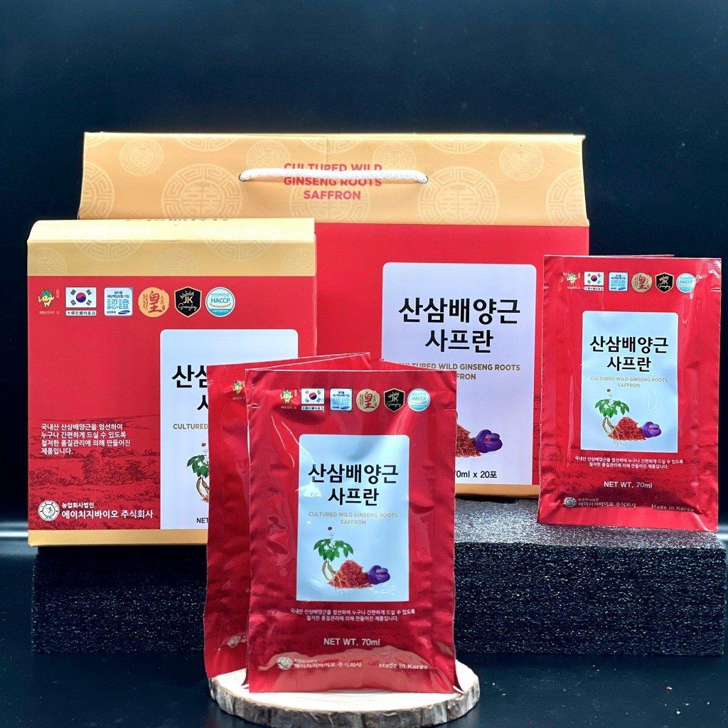 NƯỚC HỒNG SÂM NÚI SAFFRON HÀN QUỐC- SỨC KHỎE VÀ SẮC ĐẸP TUYỆT VỜI