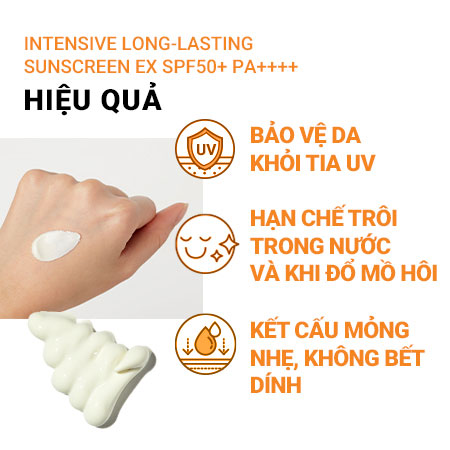 KEM CHỐNG NẮNG CHỐNG TRÔI INNISFREE INTENSIVE LONG-LASTING SUNCREEN EX