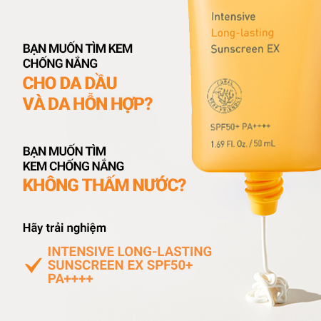 KEM CHỐNG NẮNG CHỐNG TRÔI INNISFREE INTENSIVE LONG-LASTING SUNCREEN EX