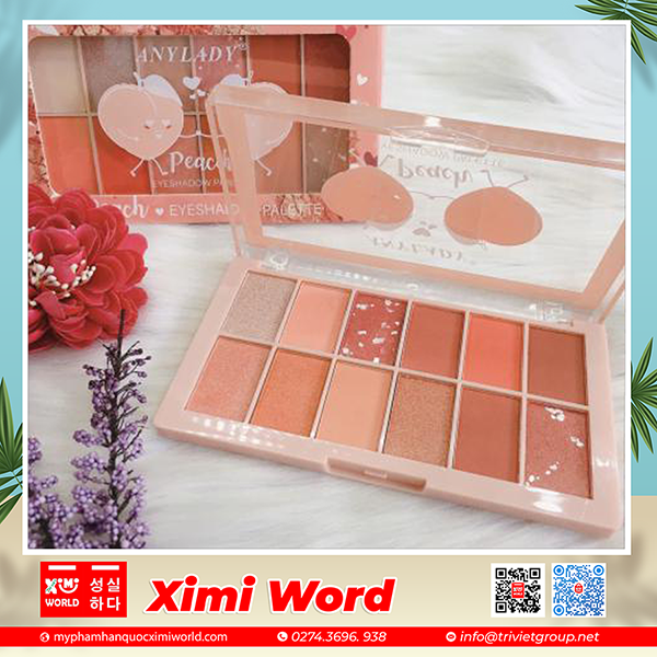 Bảng Màu Mắt 12 Màu Peach Eyeshadow Palette Bảng Màu Mắt 12 Màu Peach Eyeshadow Palette