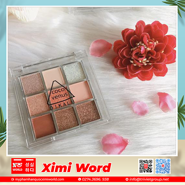 Phấn Mắt COCO VENUS 9 Ô Màu Phấn Mắt COCO VENUS 9 Ô Màu