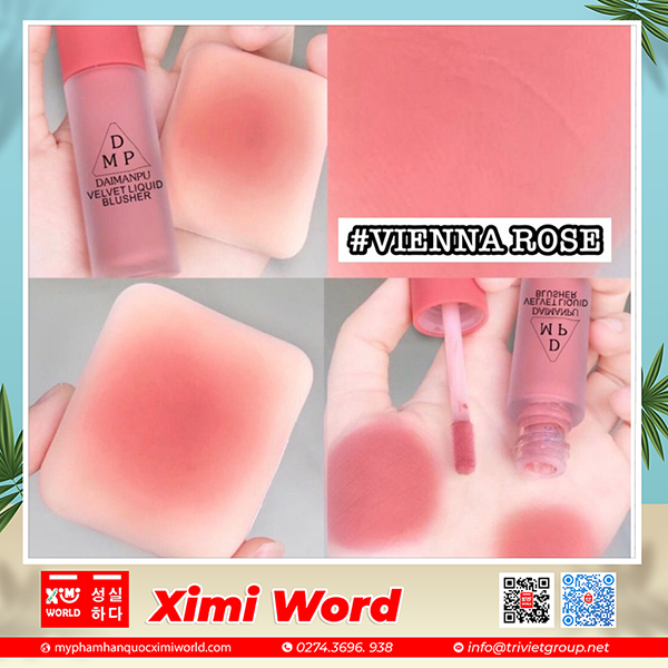 Phấn Trang Điểm Má Hồng DaiManPu # Vienna Rose