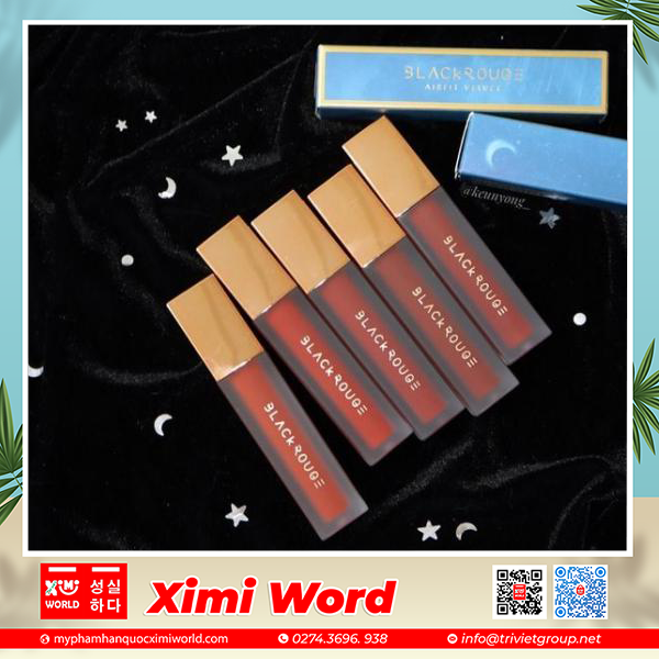 Son Kem Lì Black Rouge Mịn Môi Air Fit Velvet Tint version 5