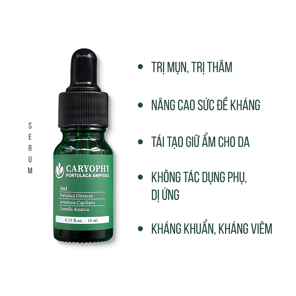 NGẮM NGHÍA BẢNG THÀNH PHẦN CỦA ANH HÙNG TRỊ MỤN CARYOPHY