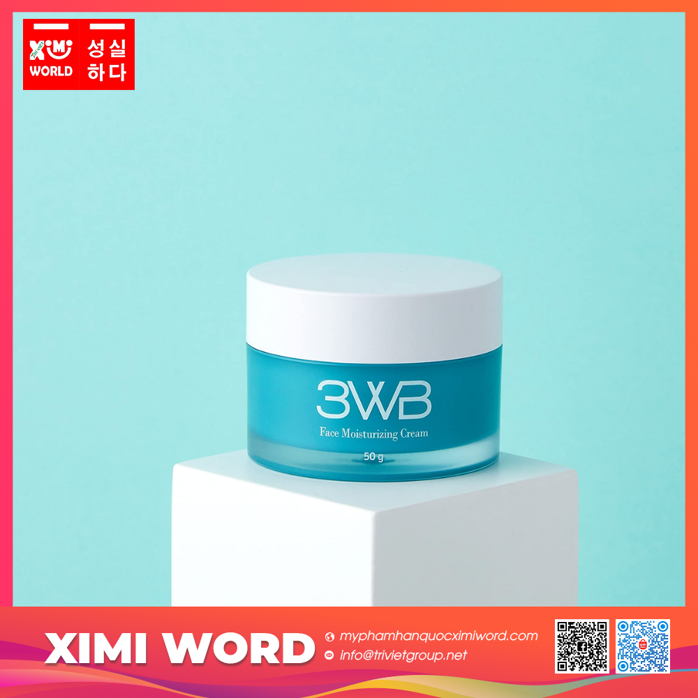 KEM DƯỠNG ẨM LÀM TRẮNG DA 3WB FACE MOISTURIZING CREAM - SP ĐỘC QUYỀN KEM DƯỠNG ẨM LÀM TRẮNG DA 3WB FACE MOISTURIZING CREAM - SP ĐỘC QUYỀN