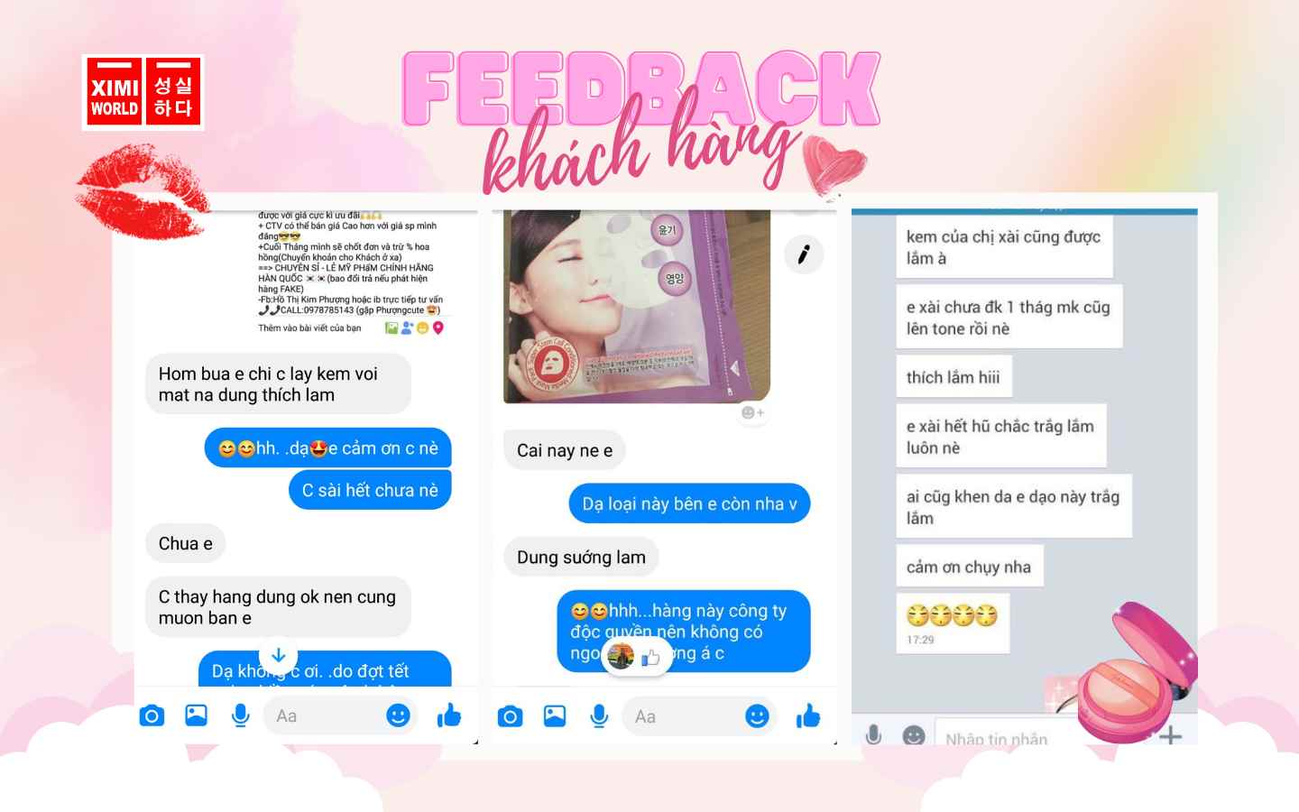 XIMIWORLD - THIÊN ĐƯỜNG MỸ PHẨM CHÍNH HÃNG, CHẤT LƯỢNG XIMIWORLD - THIÊN ĐƯỜNG MỸ PHẨM CHÍNH HÃNG, CHẤT LƯỢNG