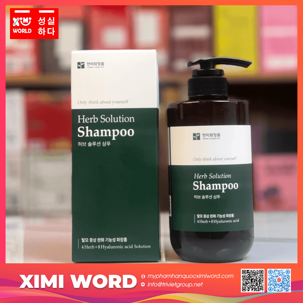 DẦU GỘI THẢO DƯỢC KÍCH THÍCH MỌC TÓC, NGỪA RỤNG TÓC HIỆU QUẢ 500ML – HANMI