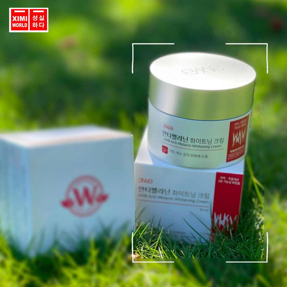 3WB Whitening Cream – Kem Dưỡng Cải Thiện Sạm Da, Giúp Da Rạng Rỡ (50ml)